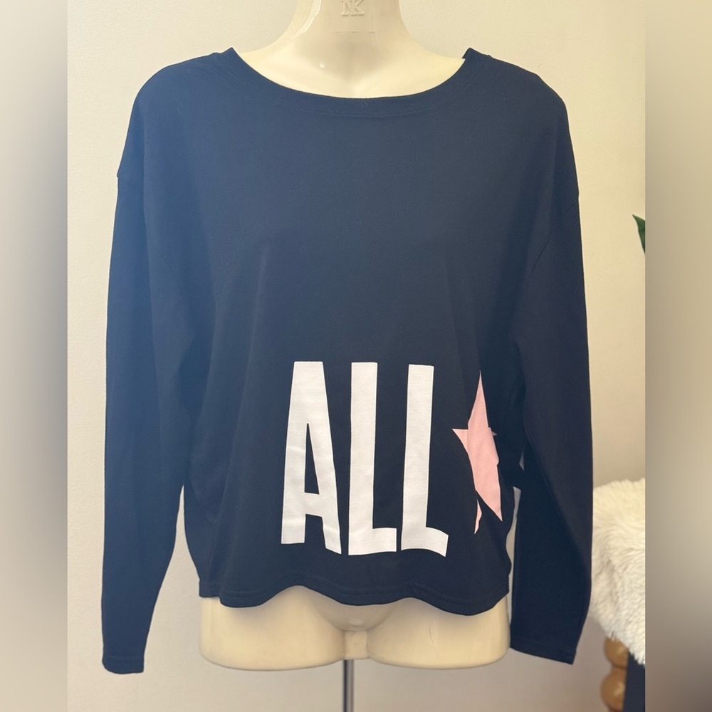 Converse Black Long Sleeve Tee for Kids